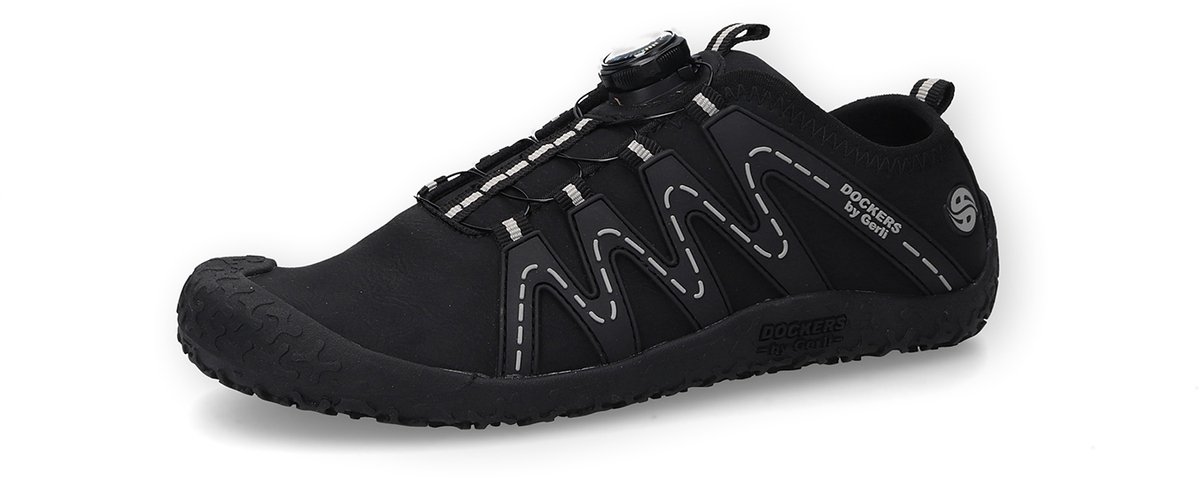 Dockers by Gerli Dames Barefoot Sneaker 59BG205-630122 black/dark grey