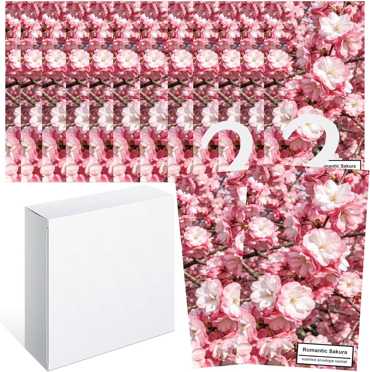SnelShoppen - 14 x Lavendel Luchtverfrisser Zakjes - Geurzakjes voor Kleding, Kledingkast, Opbergtas, Koeltas Auto, Schoenenkast - Sakura Geur voor Fr