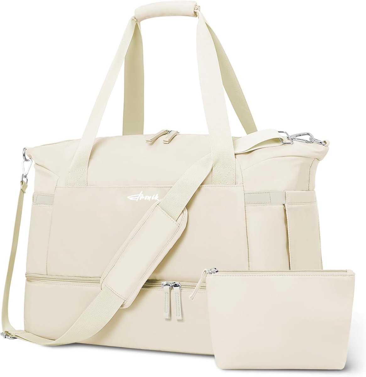 SnelShoppen - ETRONIK Sporttas Reistentas Dames Weekendtas met Schoencompartiment en Vochtcompartiment voor Sport, Reizen, Gym en Yoga - Ruim, Praktis