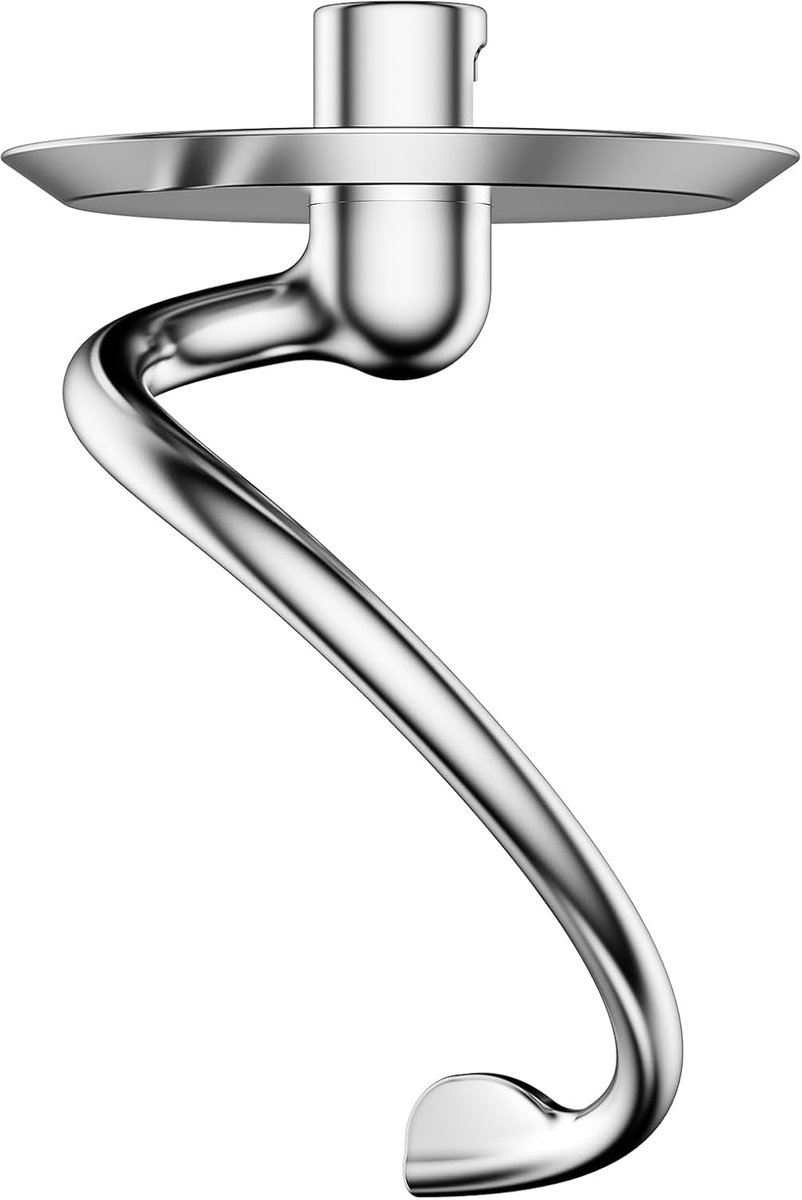 SnelShoppen - Roestvrijstalen Kneedhaak voor KitchenAid - K45DH Kneedhaken voor 4,3 en 4,7/4,8L Kantelkop Blender - Vaatwasmachinebestendig - Ideaal v