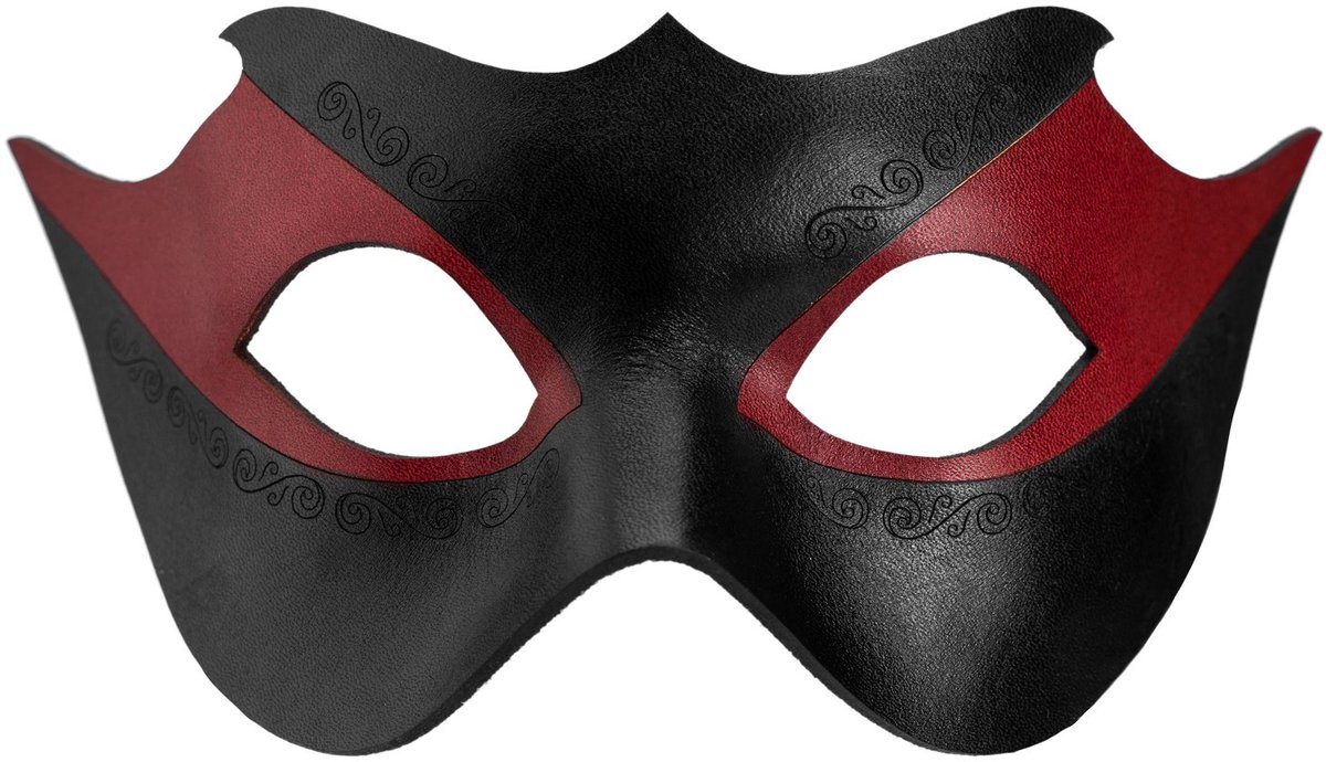 Colombina Novella Venetiaanse Leren Masker