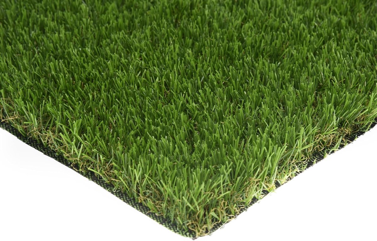 Thijox - Kunstgras 25 mm - 100 x 300 cm (3 m²) - UV-bestendig, diervriendelijk, hoge dichtheid, natuurlijk effect voor balkon, terras, tuin - onderhou