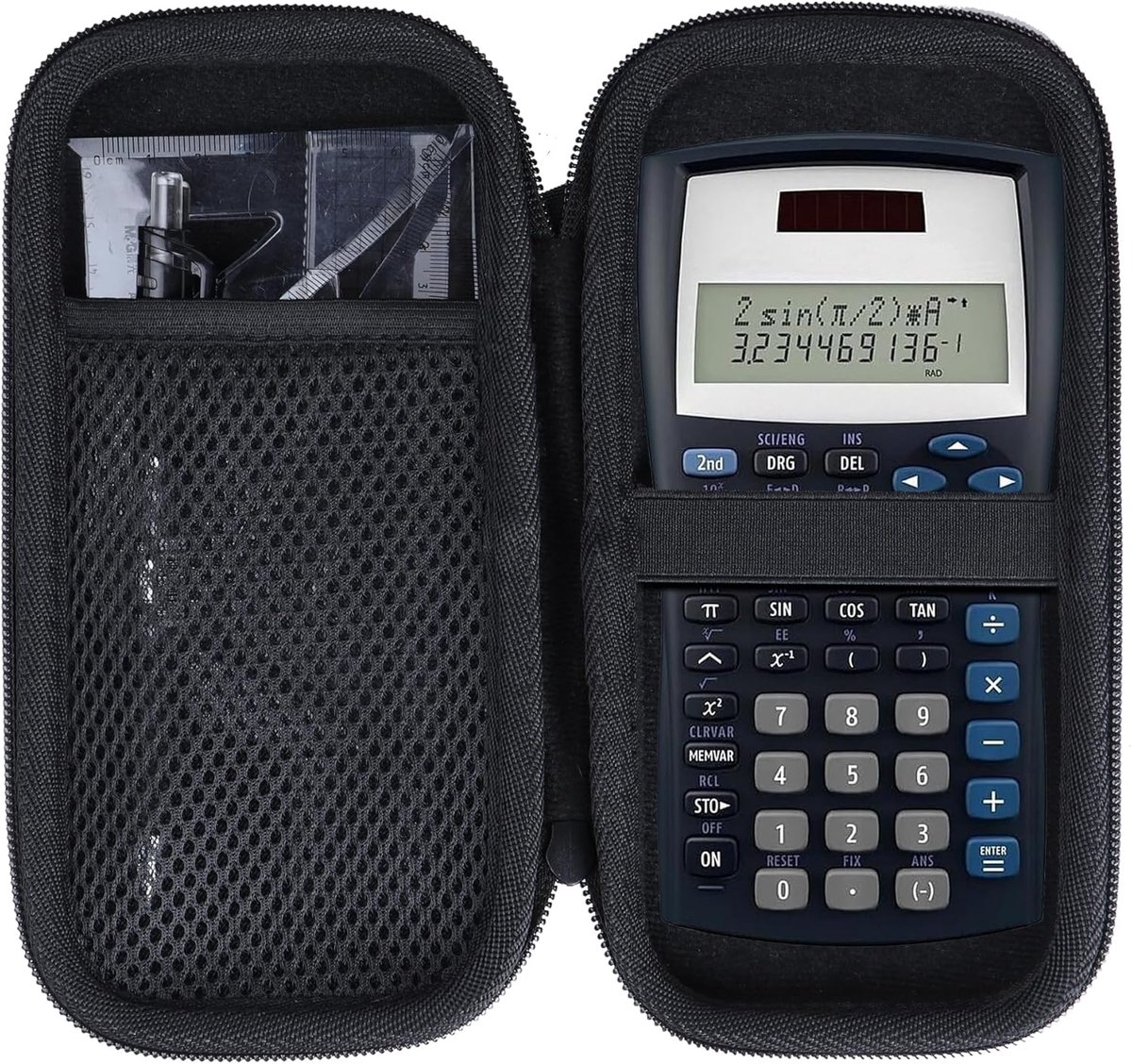 SnelShoppen - Hard Protective Case voor TI-30X Plus, TI-30 XIIS, TI-30X Pro, TI-30XA, TI-34 MV, TI-36X Pro Wetenschappelijke Rekenmachine - Duurzaam e