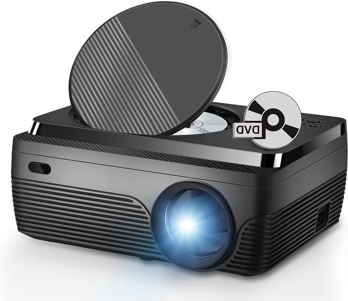 Dvd Projector - Filmspeler - Home Cinema - Ingebouwde Speler - 200 Inch - Zwart