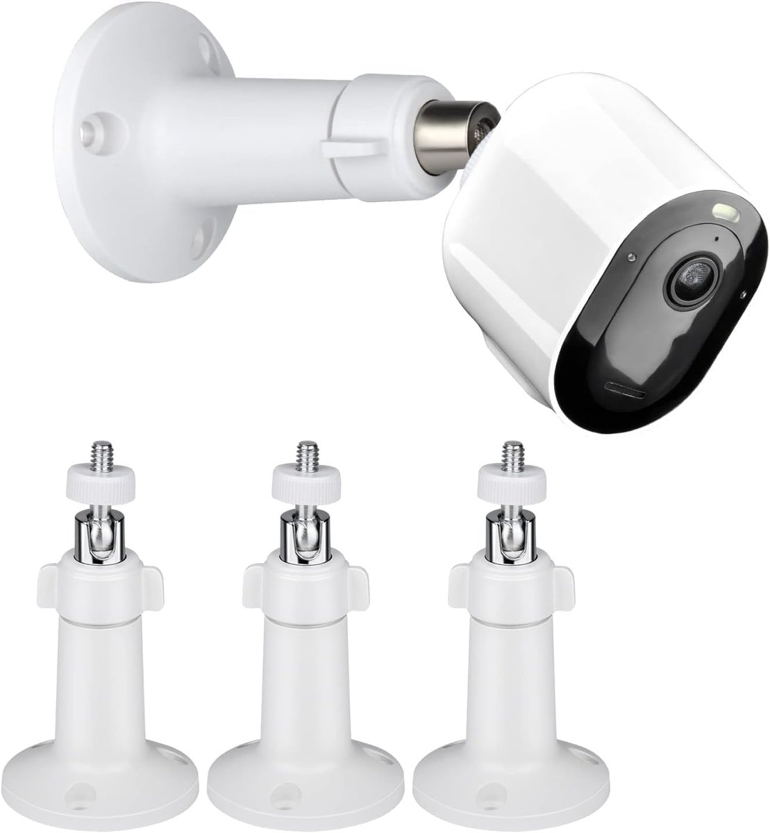 SnelShoppen - Beveiligingscamera Wandhouder met 1/4"-20 Draad, Compatibel met Diverse Modellen, Stevige Bevestiging voor Binnen en Buiten, Ideaal voor
