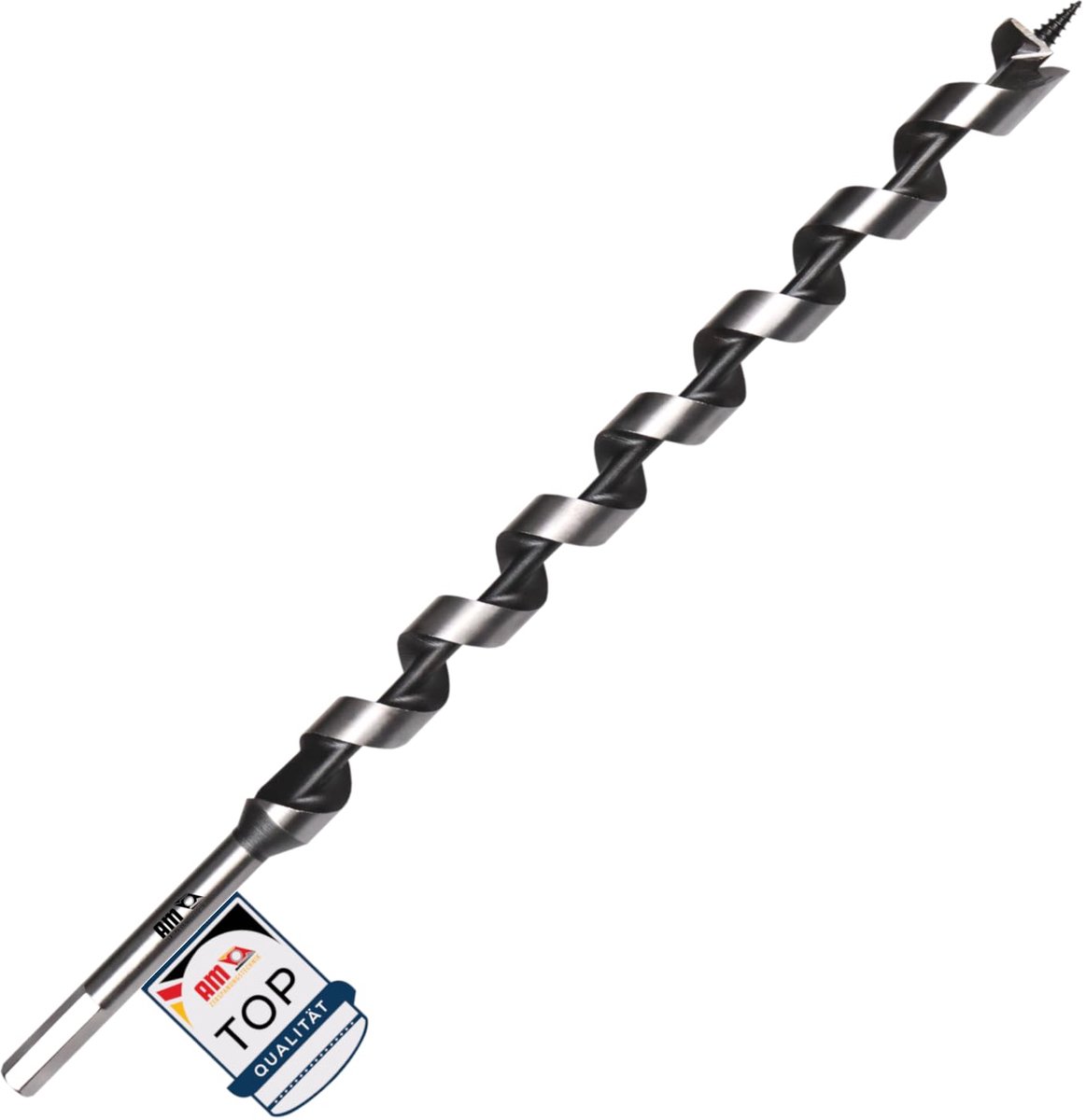 SnelShoppen - Hose Boor Bit 28 mm - 400 mm | Lange Houtboor | Lewis Twist Boor Bit (Ø28 x 400 mm) voor Houtbewerking en Klussen