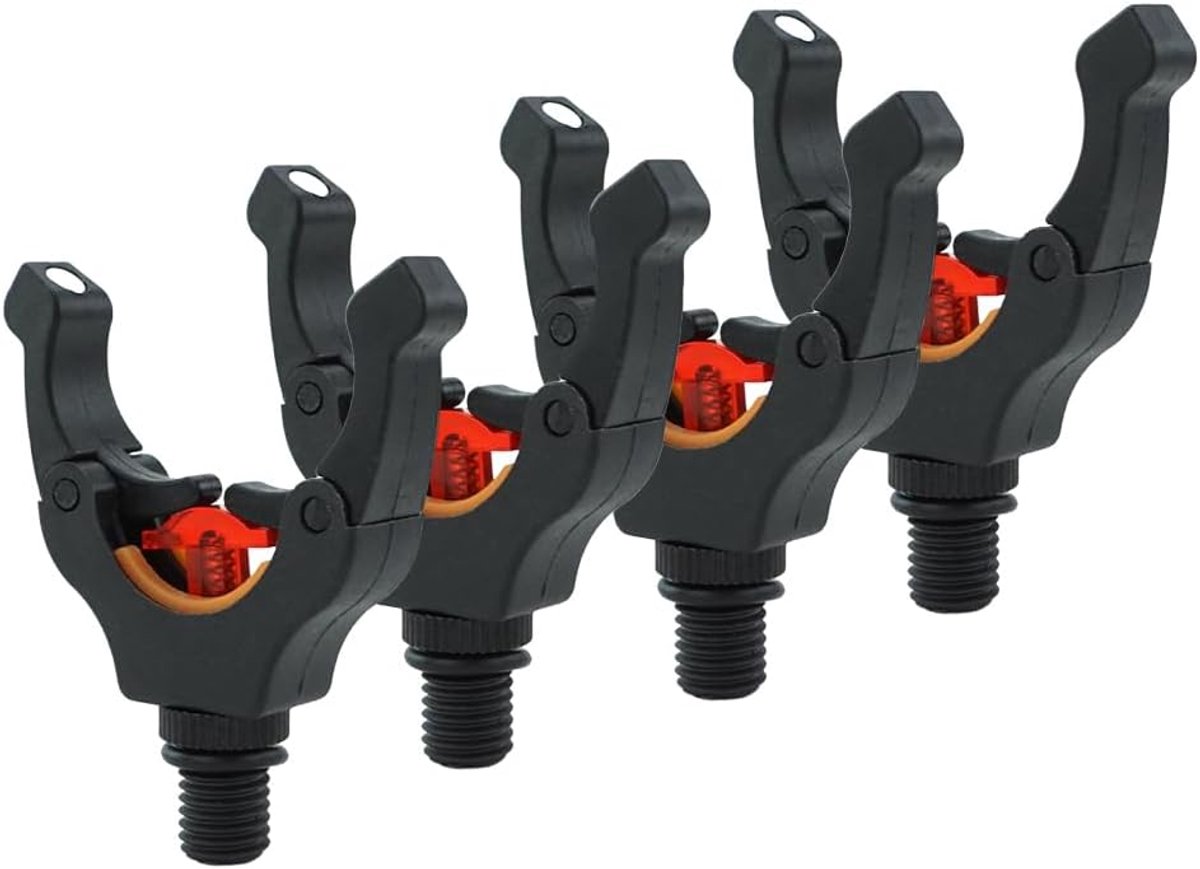 SnelShoppen - Carp Pliers voor Vissen - 4 Stuks - 3/8 Draad voor Hengels en Rod Pods - Magnetische Clip - Geschikt voor Hengeldiameter tot 21mm
