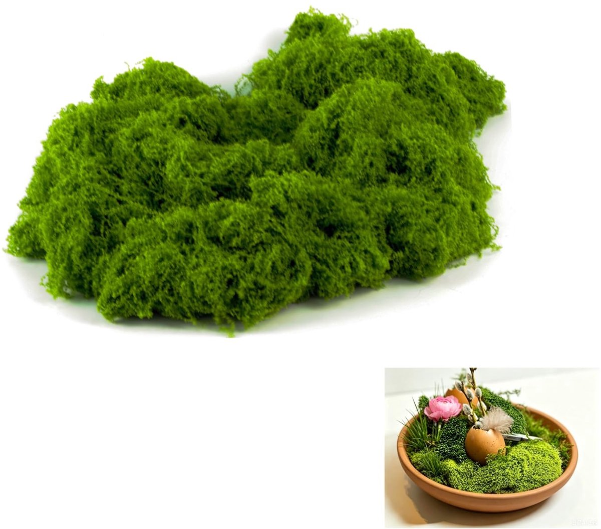 Solidchoice - 100g Kunstmos voor Decoratie en Knutselen