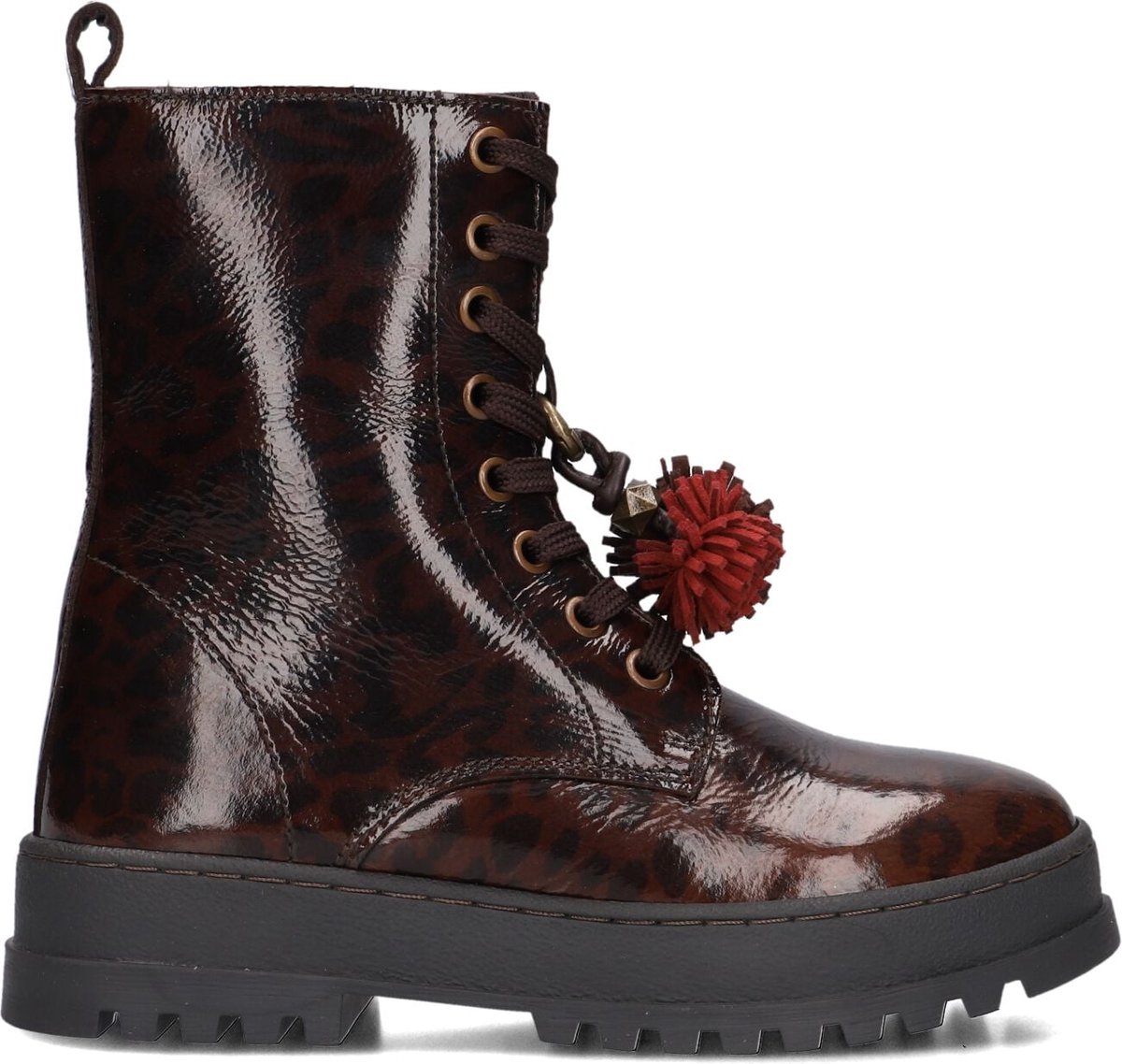 Ton & Ton Madieke Boots Meisjes - Bordeaux - Maat 32