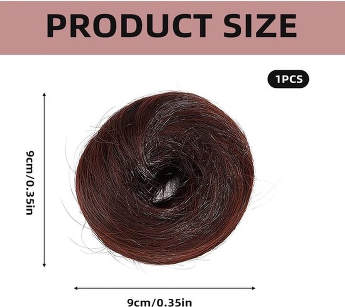 Haarstukje Natuurlijke Krullende Chignon - Paardenstaart Extension - Messy Bun Haarstukje - Draad op Hoge Temperatuur - Eenvoudig te Dragen - Geschikt voor Diverse Gelegenheden