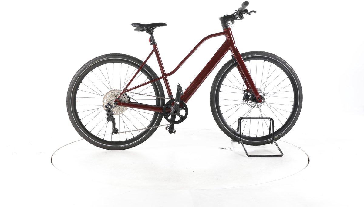 Orbea Vibe MID H30 Elektrische stadsfiets Accu 248Wh 28" rood Pro Refurbished