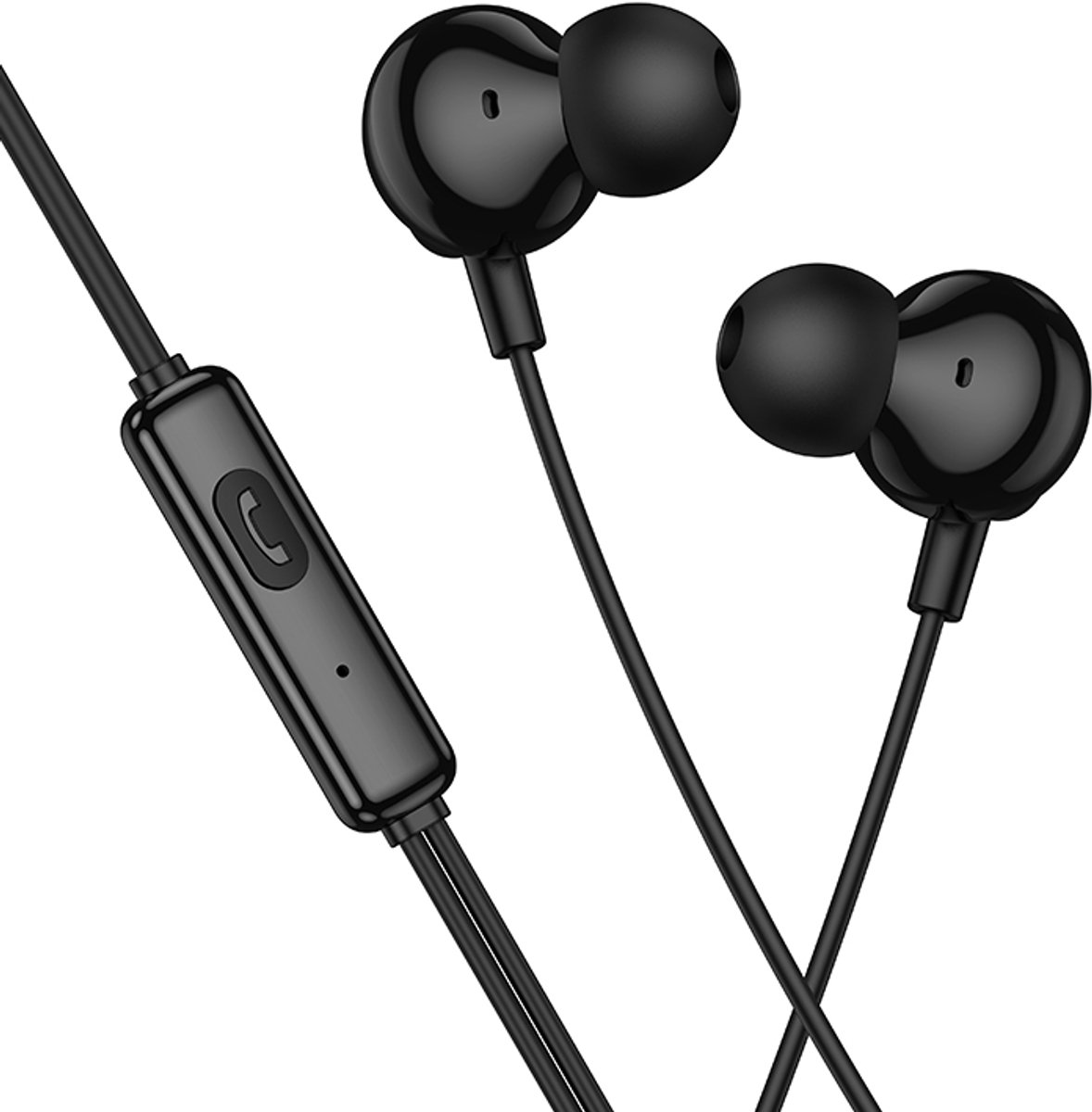 Hoco M117 Oordopjes met Draad - In-Ear Oordopjes met Microfoon - 3,5mm Jack - Helder Geluid - Universele Aux Aansluiting