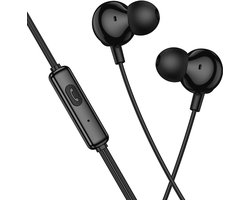 Hoco M117 Oordopjes met Draad - In-Ear Oordopjes met Microfoon - 3,5mm Jack - Helder Geluid - Universele Aux Aansluiting