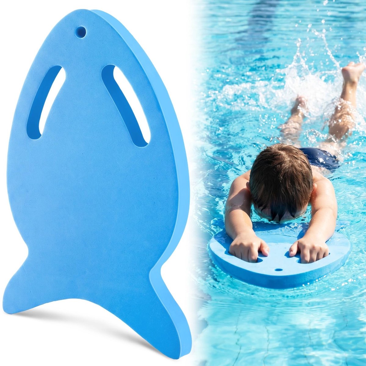 Solidchoice - EVA Schuim Zwemvlotter voor Kinderen, Kickboard Visvorm
