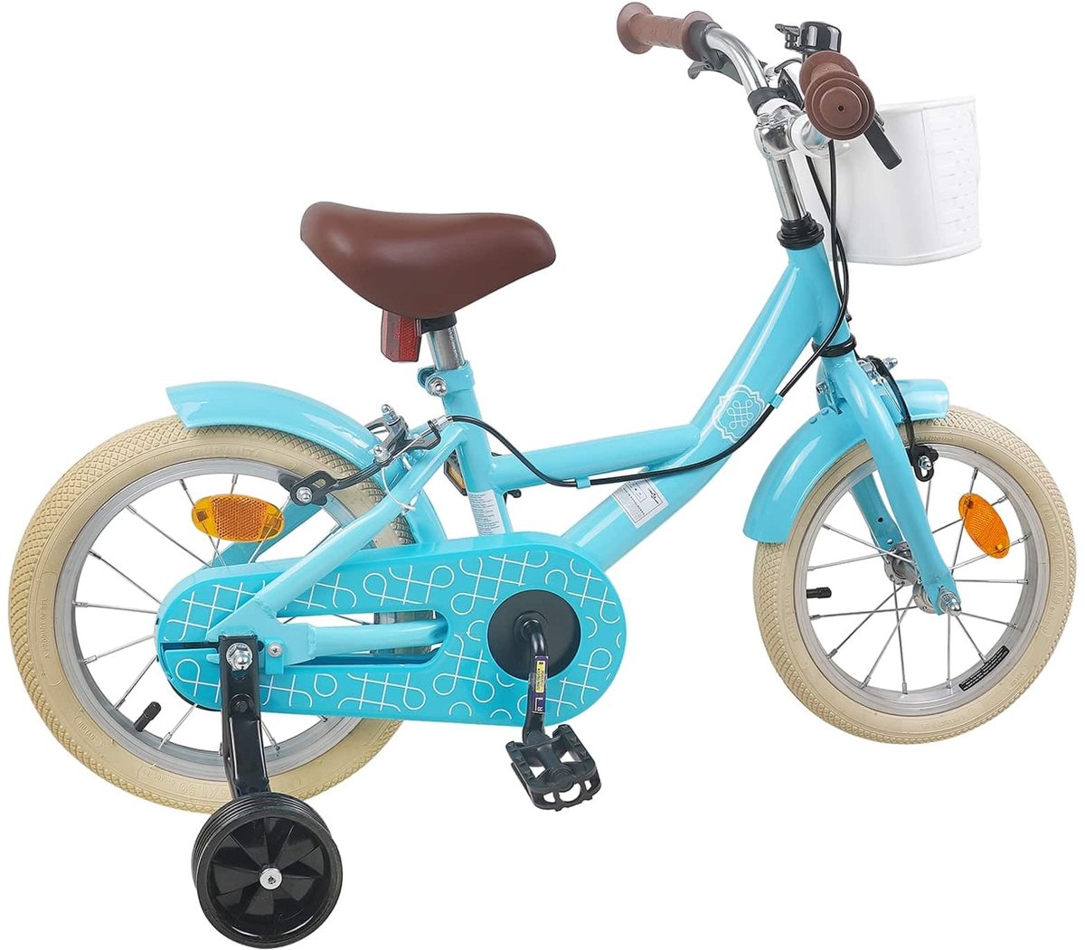 Solidchoice - Lichtroze Fiets 12 Inch met Stalen Frame voor Kinderen
