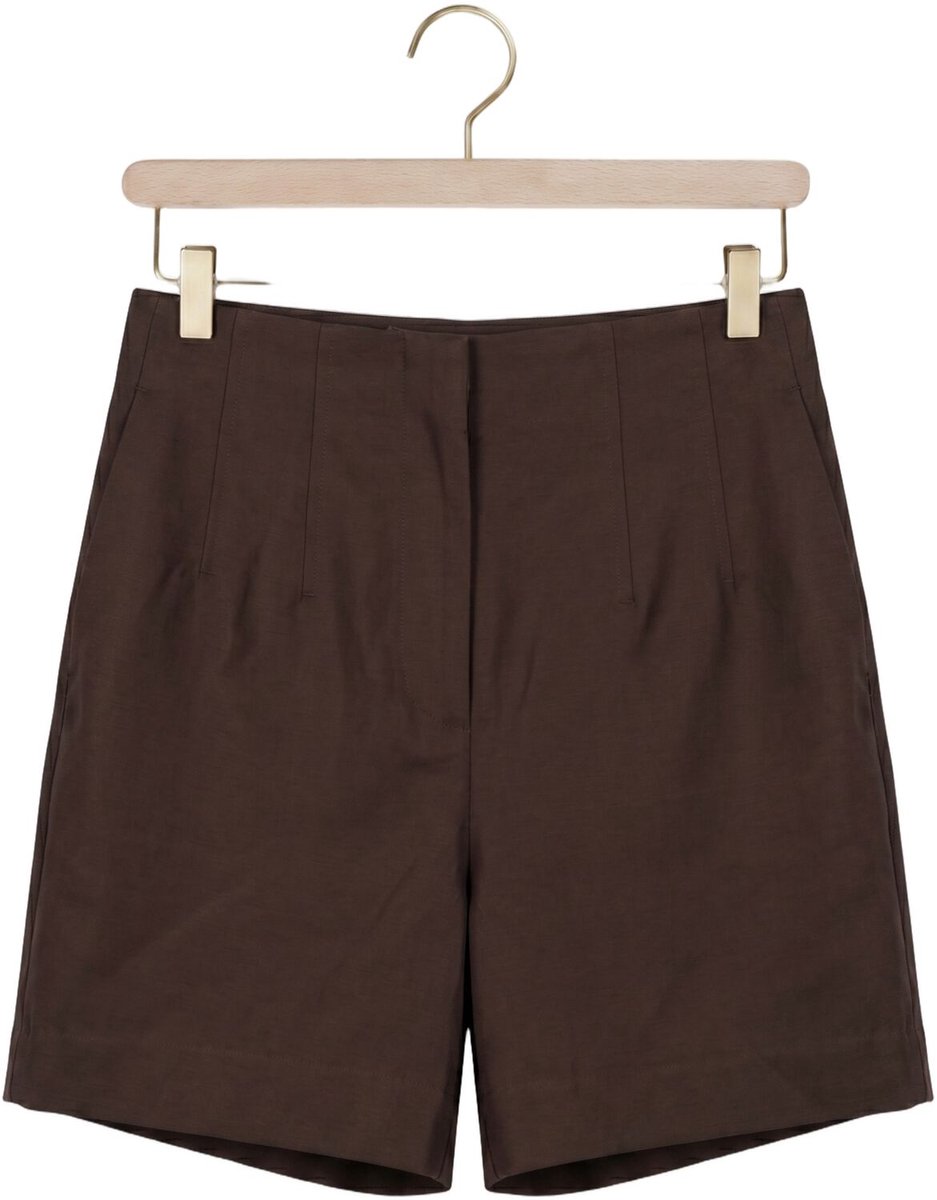 Copenhagen Muse Cmcolleen-shorts Broeken Dames - Bruin - Maat XL