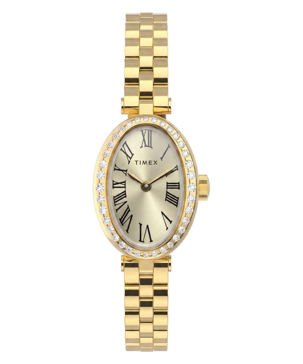 Timex Cavatina TW2Y90100 Horloge - Staal - Goudkleurig - Ø 19 mm