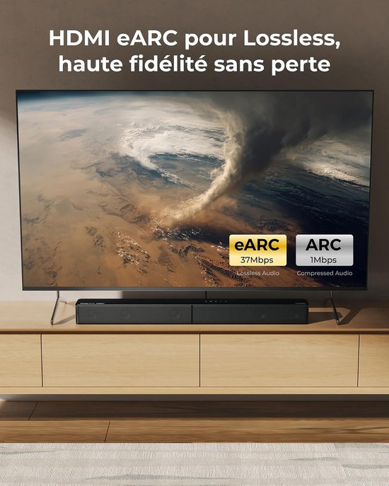 Mini soundbar - Zwart - 340 W - 5.1-kanaals Dolby Atmos soundbar met subwoofer - Voor thuisbioscoop van MINI — afbeelding 5