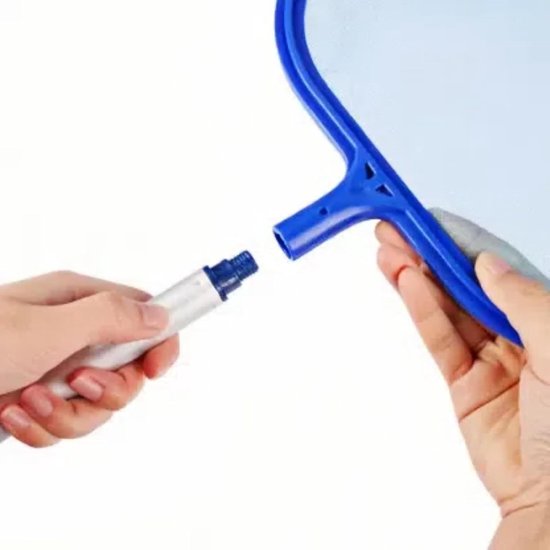 Zwembadnet met Telescoopstang - Aluminium - 120 cm - Fijn Nylon Net - Voor het Reinigen van Zwembaden — afbeelding 3