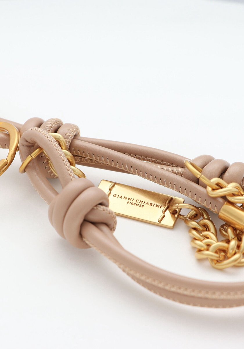 Gianni Chiarini Charm Knotty Bag charms Dames - Beige - Maat ONESIZE