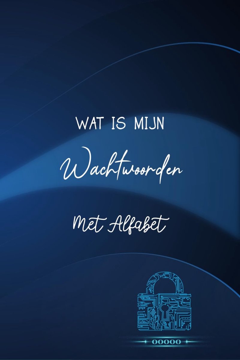 Wachtwoordenboekje - Wit - A5 - 110 Pagina's Logboek Organizer met Alfabetische Indeling - Voor Veilig Wachtwoordbeheer