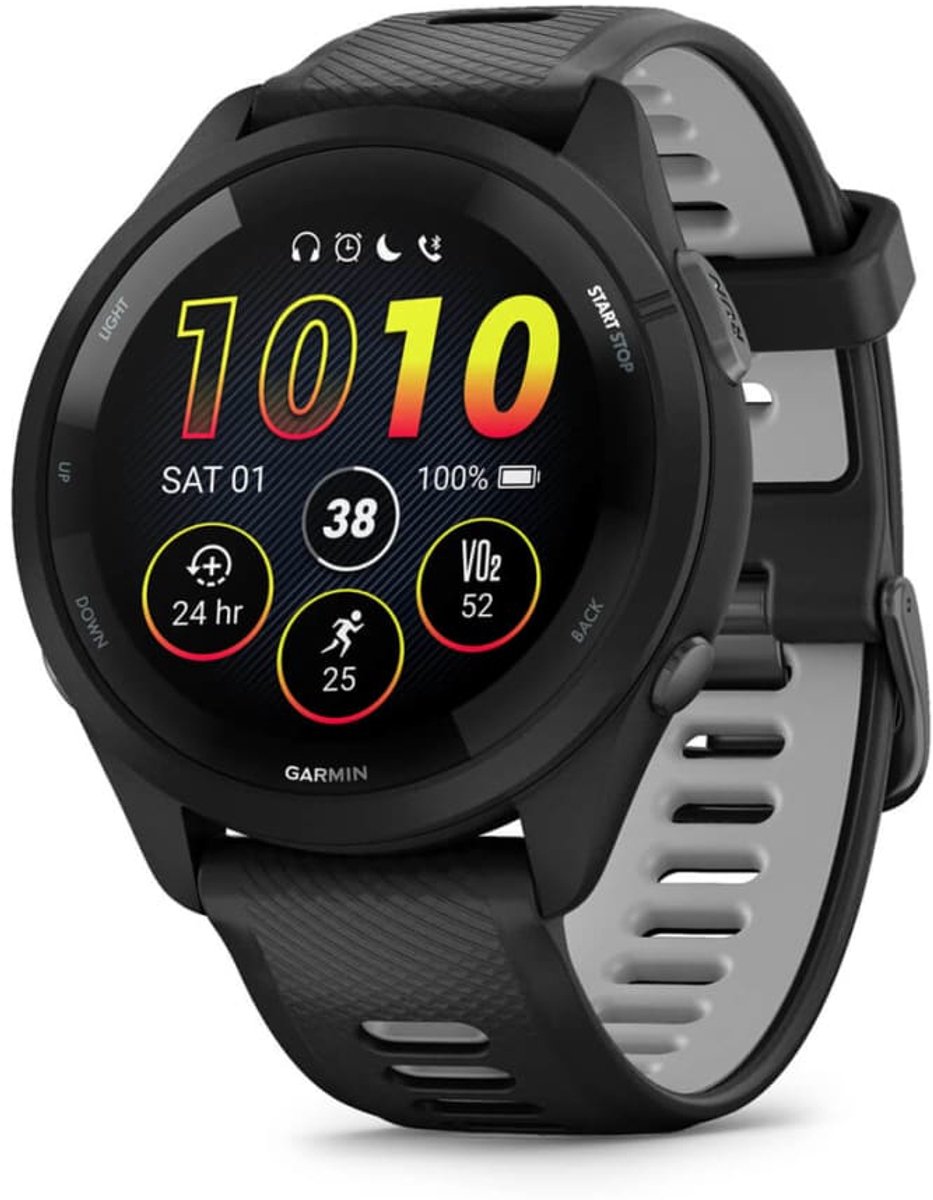 Bol.com Garmin Forerunner 265 - Sporthorloge met GPS - Geschikt voor hardlopen - 46 mm – Zwart aanbieding