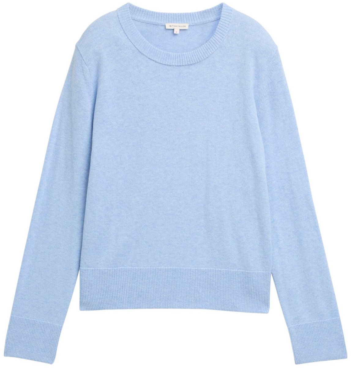 Tom Tailor - Dames pull - Maat S - Vrouwen - blauw - katoen