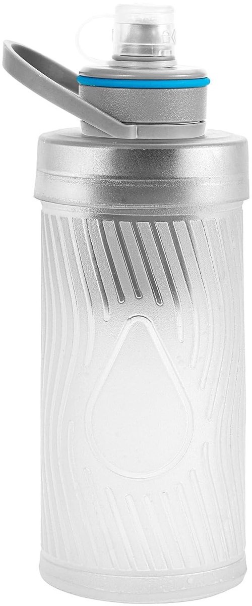 Waterfilter survival - Wit - 700 ml - Opvouwbare waterfles met 5000L filtercapaciteit - Outdoor en noodgevallen