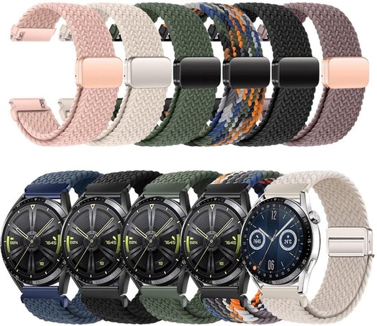 22 mm Magnetische Nylon Band voor Kospet PULSE, Unisex