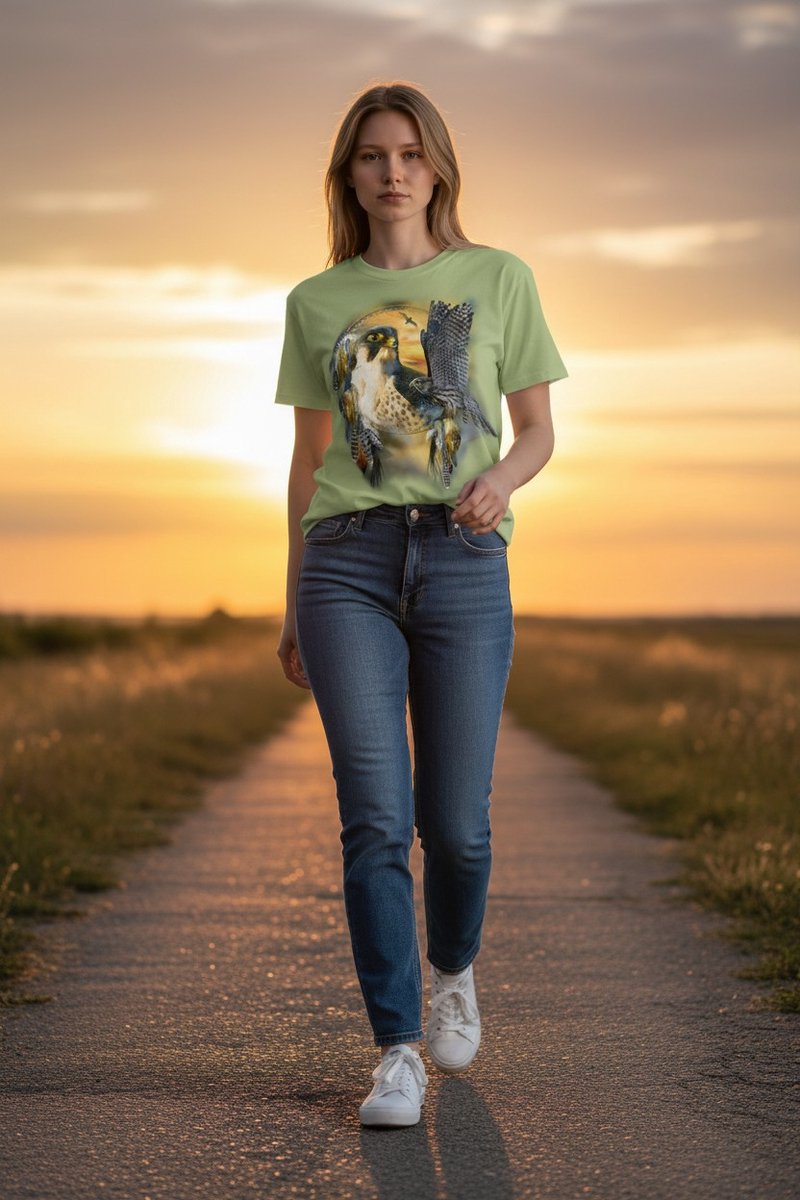 Valk Falcon Sun The Coloured House T-shirt S