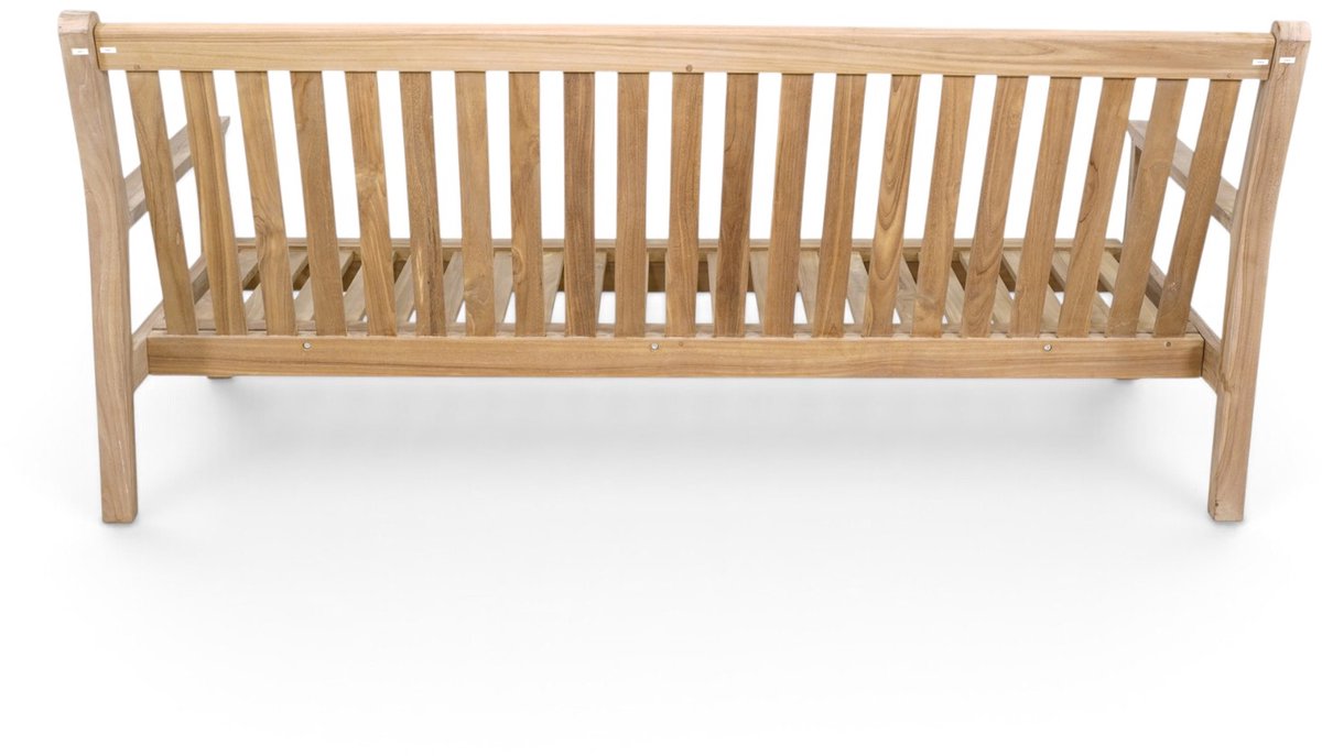 Lesli Living Loungebank Teak 180 cm incl. Kussen