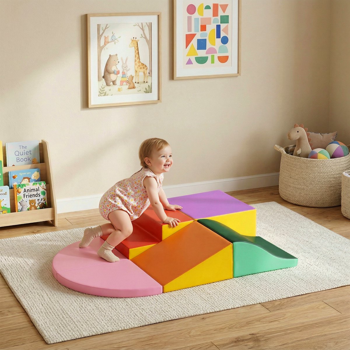 6-delige Zachte Speelset voor Kinderen - Klimmen en Klauteren 6 Piece