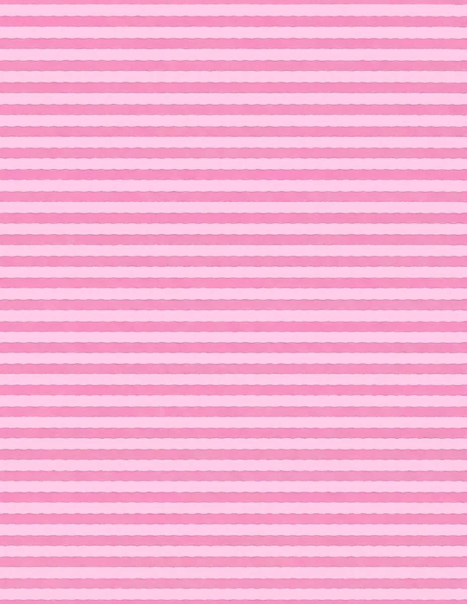 Hot Pink Horizontal Striped Notebook - ShopVlot