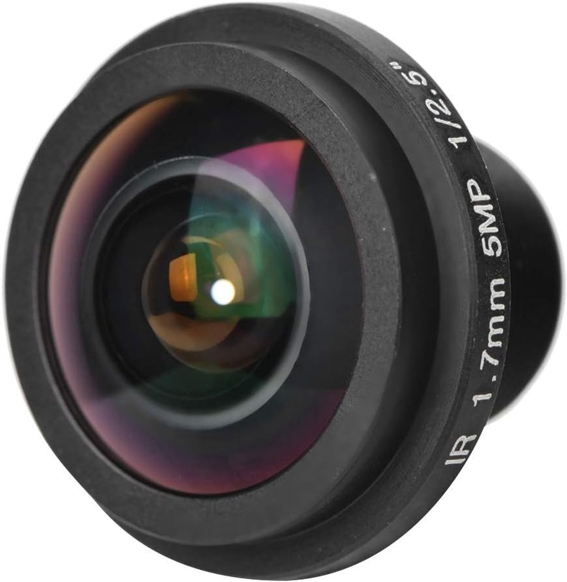 5MP Fisheye Beveiligingscamera Lens met 1.7mm en 170° Groothoek voor CCTV Toepassingen