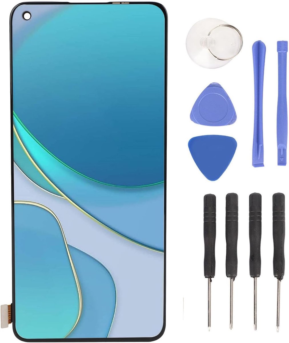 Screenvervanging LCD en OLED Display Digitizer voor 8T 5G, inclusief Reparatieset, 6.55 Inch, Geschikt voor Realme X7 Pro en 8T+ Modellen