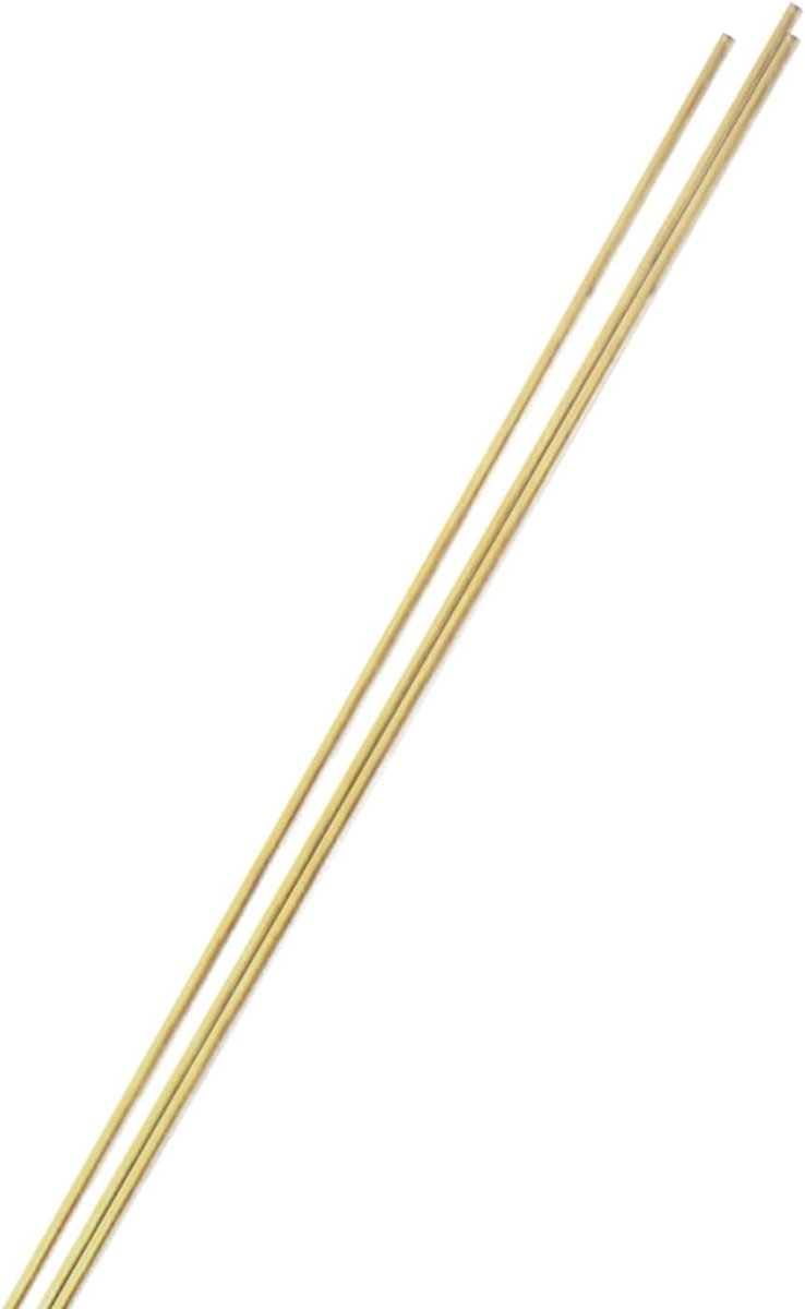 3-Pack 300mm Messing Ronde Buizen, 1.0mm Buitendiameter, 0.3mm Wanddikte voor Constructie, Machining en Doe-Het-Zelf Projecten