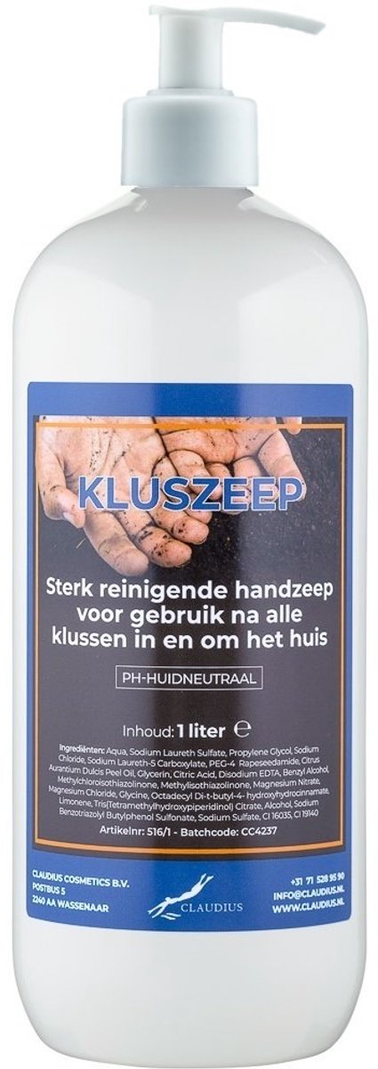 Kluszeep 1 liter - met witte pomp