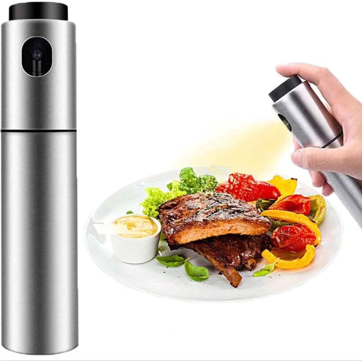 Okado Olijfolie Sprayer 100 ml – Olieverstuiver voor Airfryer & Keuken