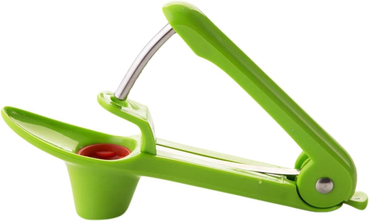 Kersenpitverwijderaar met elegant design, handige fruitontpitter voor heerlijke recepten, groen en gebruiksvriendelijk