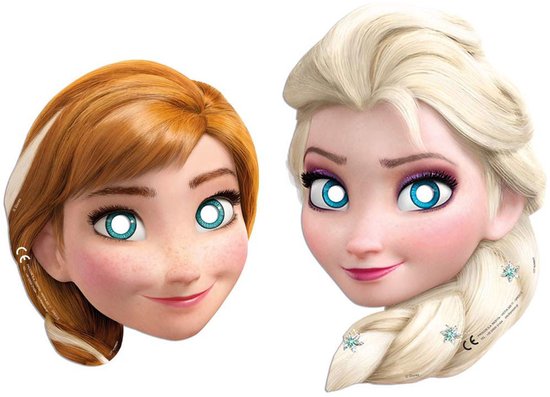 Frozen Maskers 6 stuks