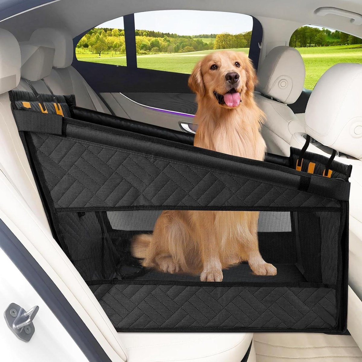Honden autostoel – Reisstoel huisdier – Veilig reizen – Extra stabiel ontwerp – 73x56x40 cm – Zwart Honden autostoel – Reisstoel huisdier – Veilig reizen – Extra stabiel ontwerp – 73x56x40 cm – Zwart