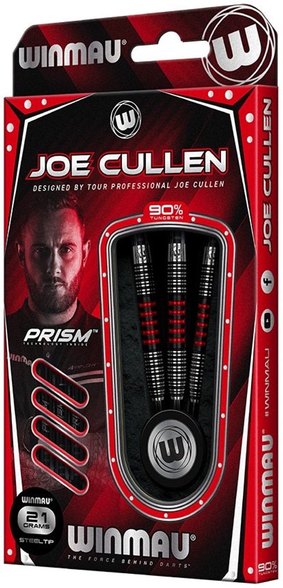 WINMAU - Joe Cullen Signature Edition: Steeltip Tungsten Dartpijlen Professioneel - 25g van Winmau — afbeelding 5