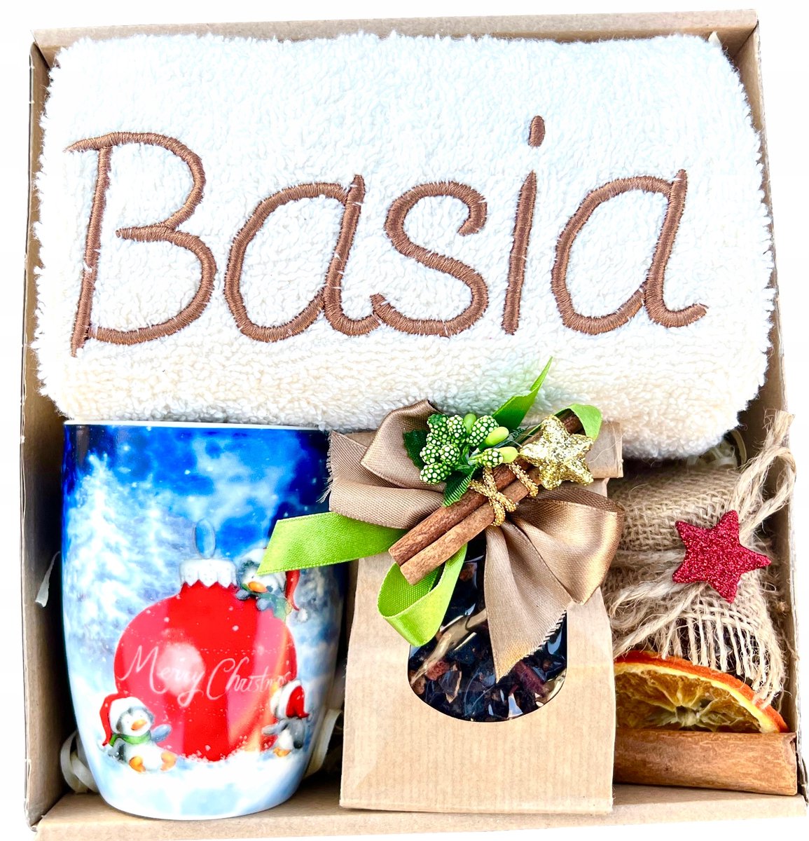Gepersonaliseerde Handdoek met Naam - Cadeau Set
