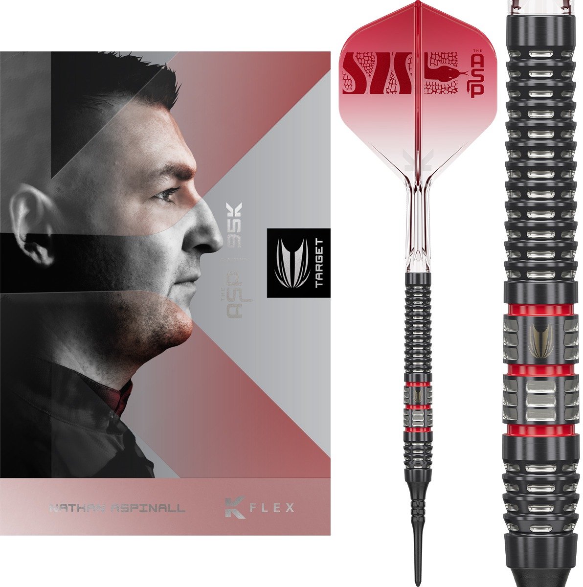 Target Nathan Aspinall 95K 95% - Soft Tip Dartpijlen