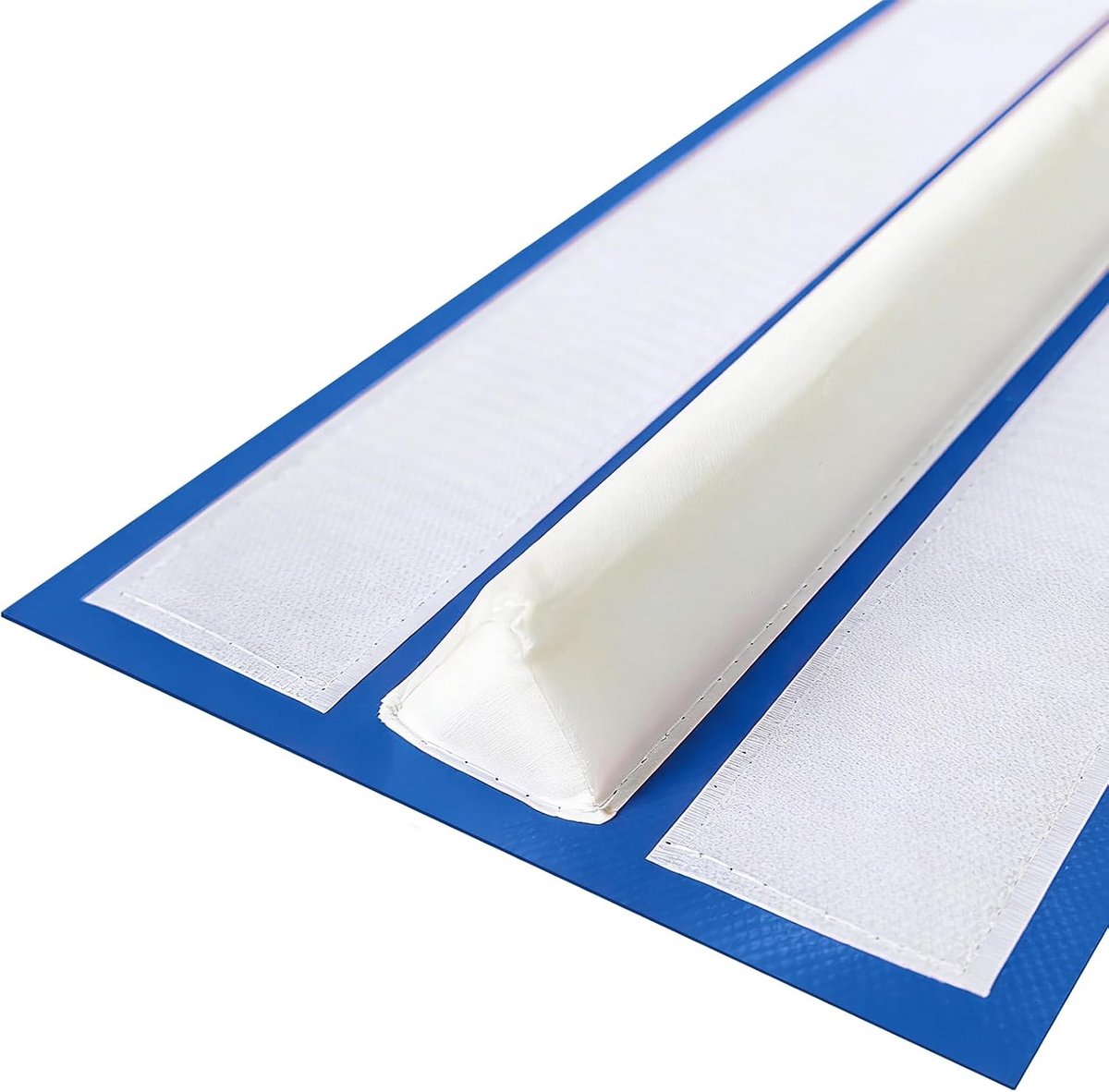 Luchtdicht Verbindingstape voor Opblaasbare Tumbling, Gymnastiek, Yoga en Trainingsmatten - 100 x 80 cm, Blauwe Polyester Tape