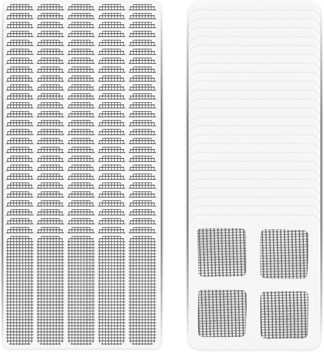 Reparatieset voor Vliegenhorren - 50-delige Set voor het Herstellen van Vliegennetten, Geschikt voor Diverse Toepassingen en Maten