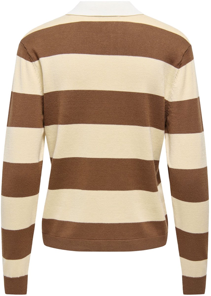 JDY JDYMELANY L/S POLO PULLOVER KNT Dames Trui - Maat M