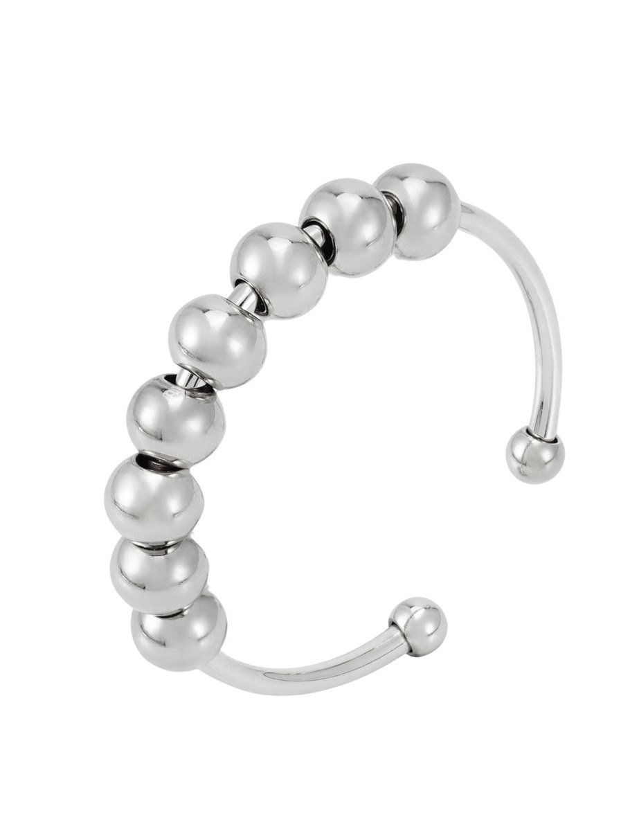 good.designs Anxiety-ring met beweegbare kralen
