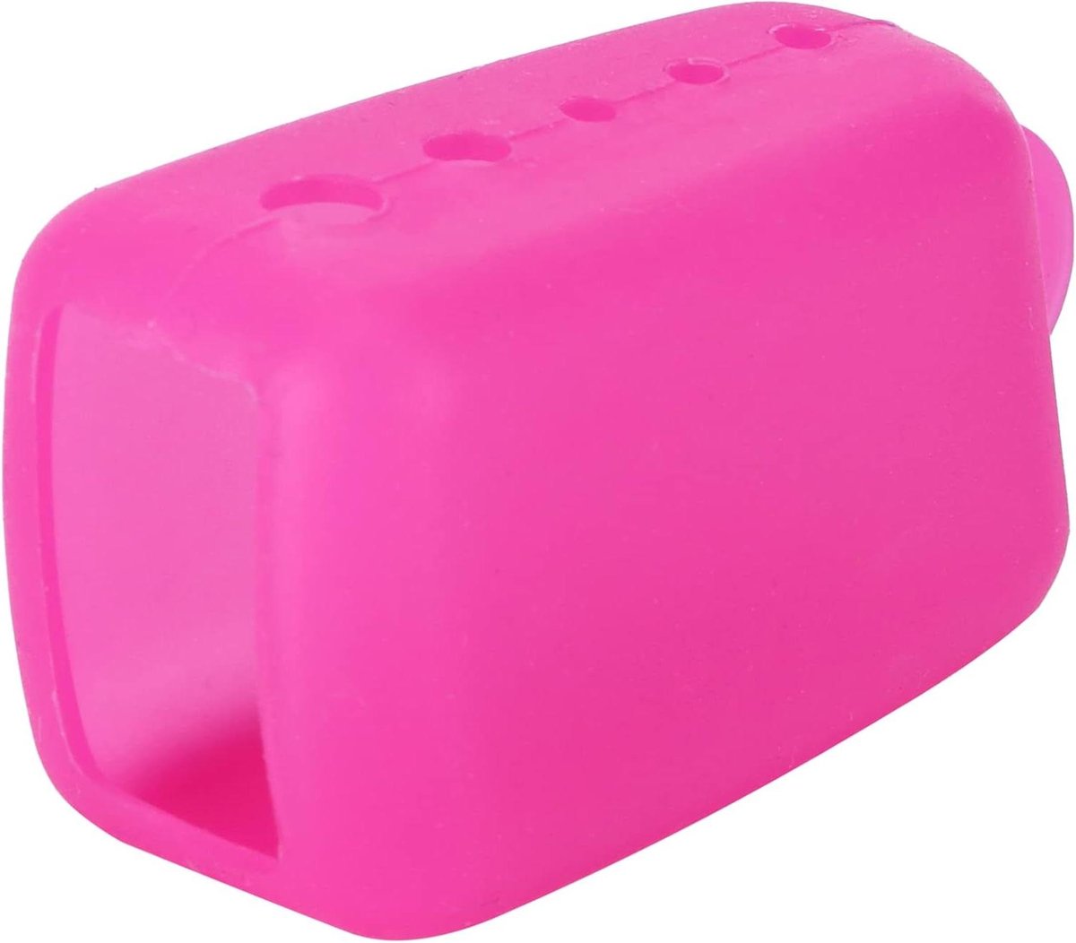 Tandenborstelkop Beschermer - Opzetborstel Kapje - Hygiënisch Opbergen - Flexibele Pasvorm - 40 x 25 x 15 mm - Rood