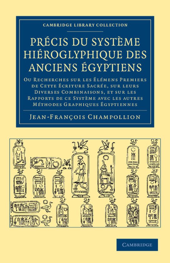 Precis Du Systeme Hieroglyphique Des Anciens Egyptiens - cover
